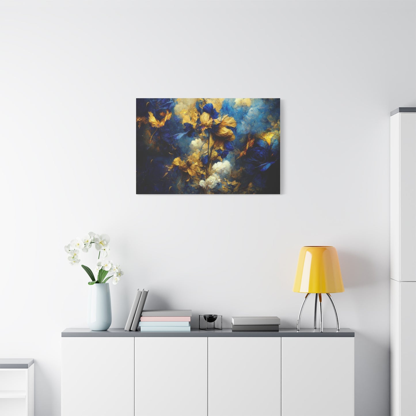 Golden Blooms at Twilight Wall Art & Canvas Prints