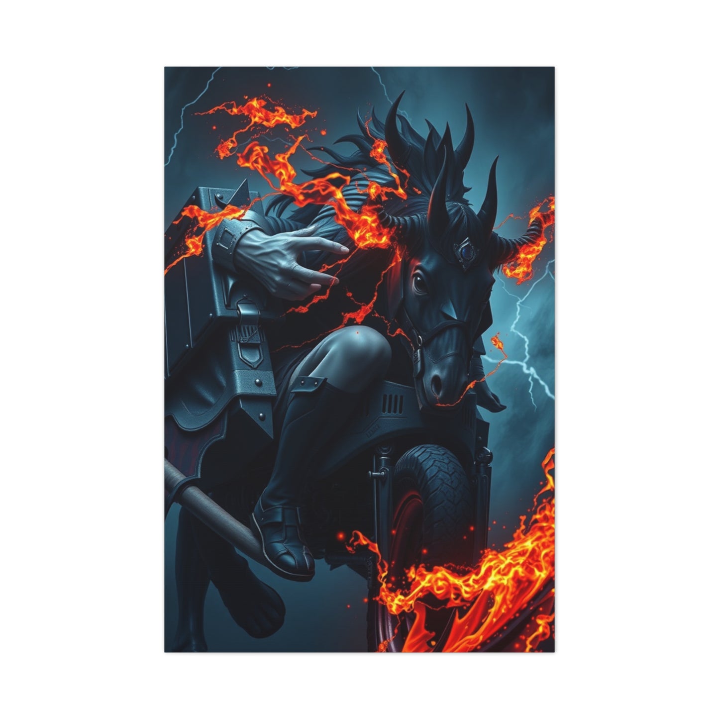 Sable Serenity Painting Wall Art & Canvas Print