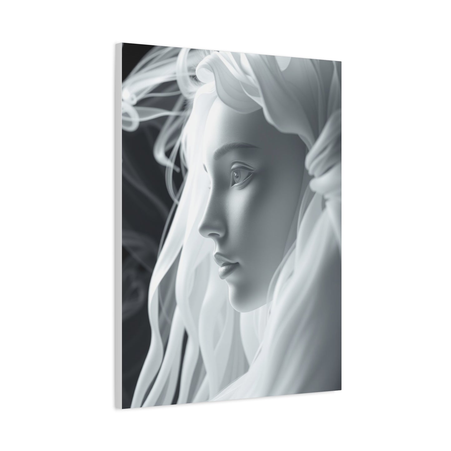 Gray & White Art Canvas Art 1 Wall Art & Canvas Print