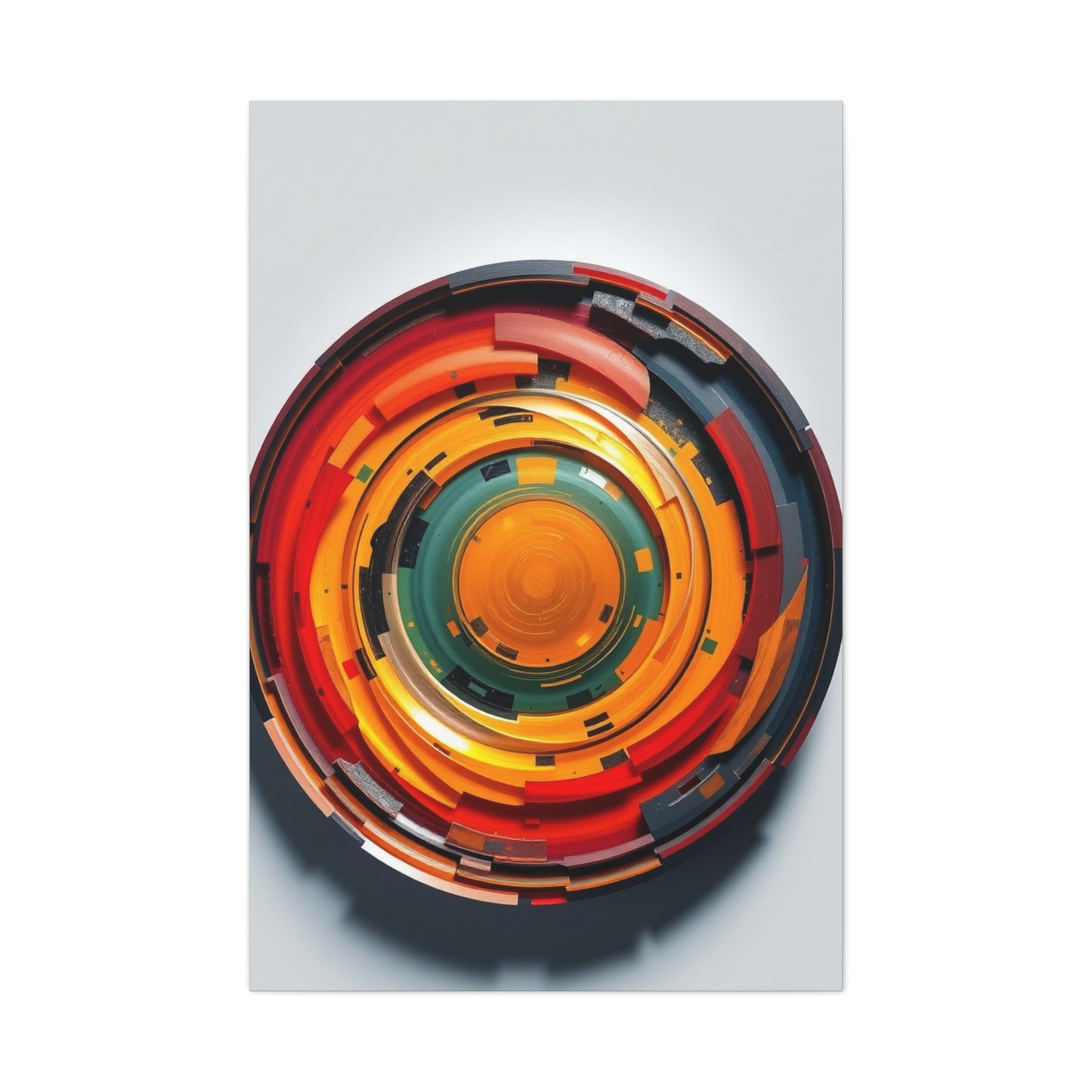 Orbital Abstraction Elegance wall art & canvas print