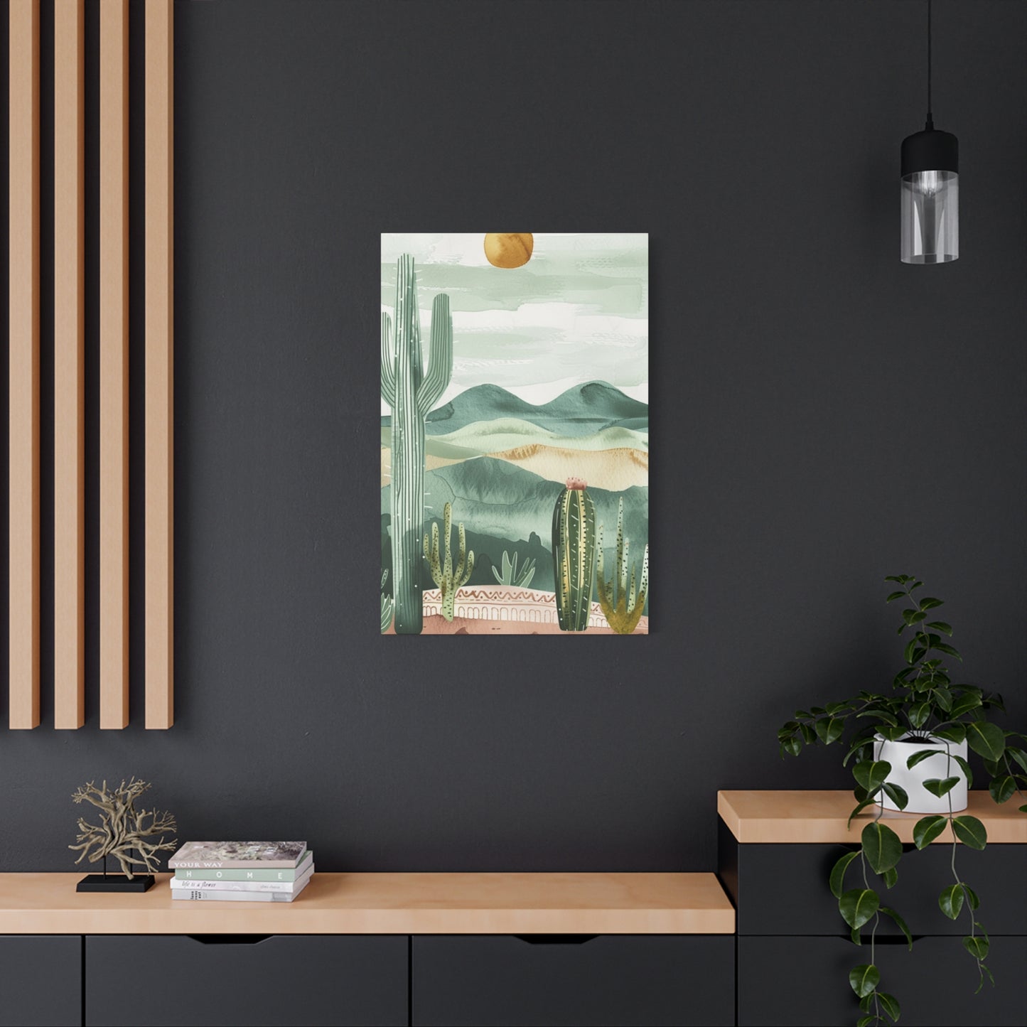 Desert Scenery Painting Wall Art & Canvas Prints