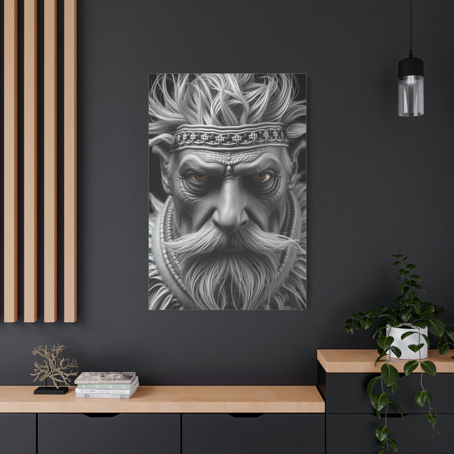 Opulent Contrast Canvas Wall Art & Canvas Print