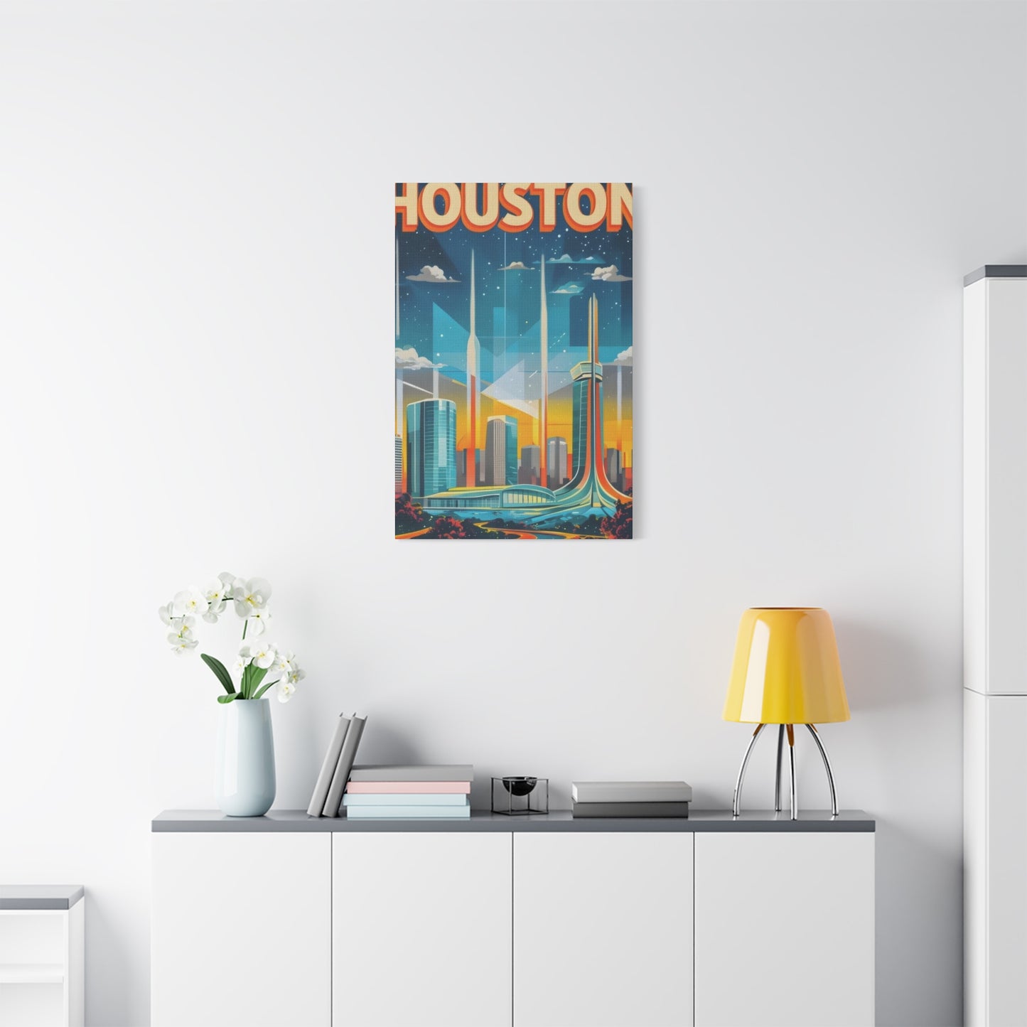 Houston Skyline Dynamic Wall Art & Canvas Prints