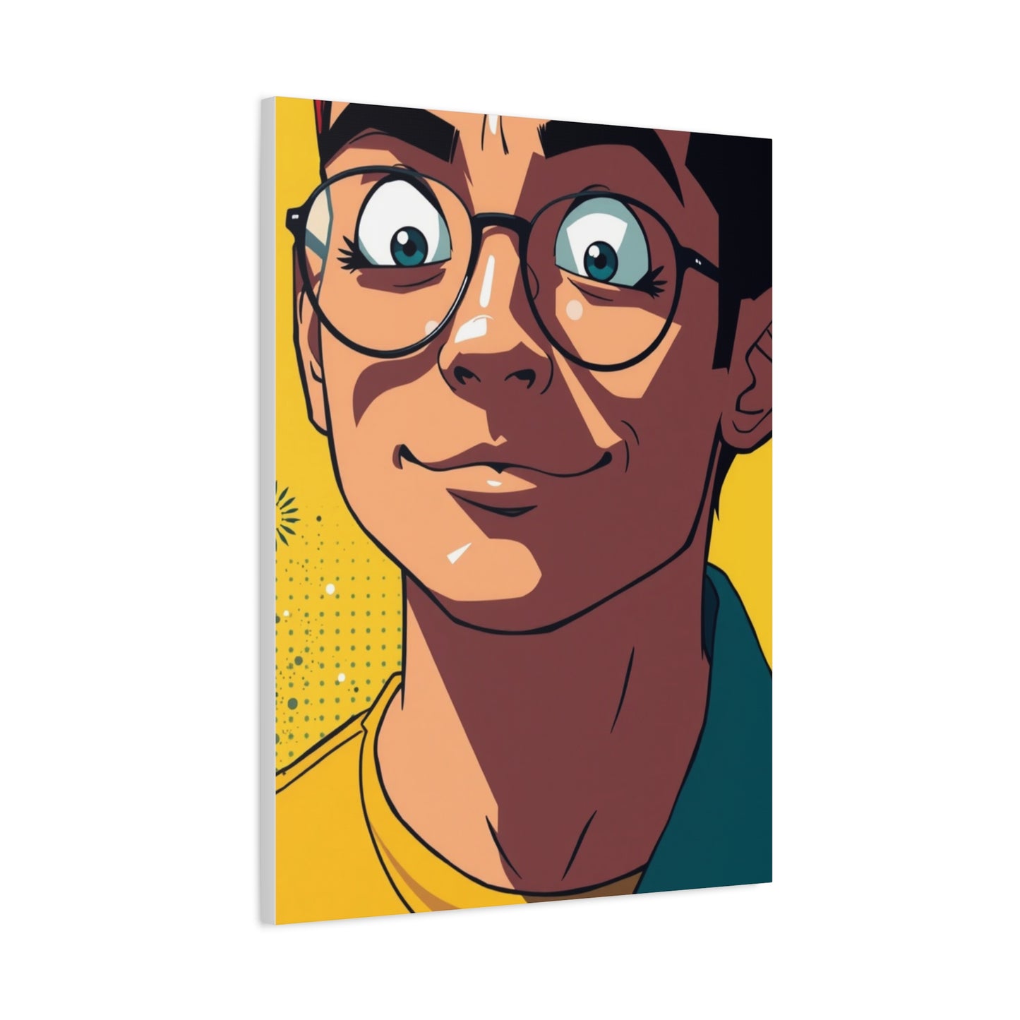 Lustrous Cartoon Vision Wall Art & Canvas Print