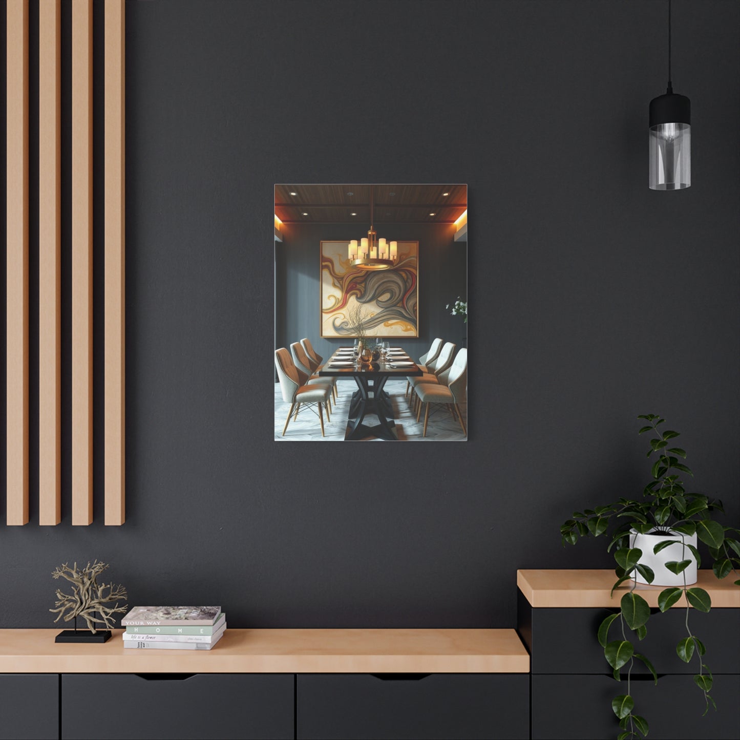 Refined Banquet Canvas Wall Art & Canvas Print