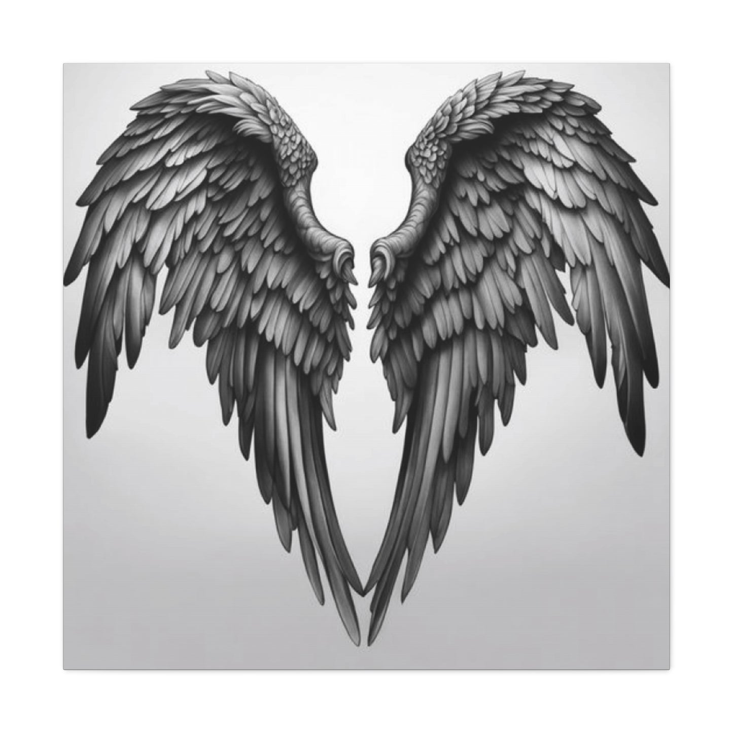 Black Angel Wings Wall Art & Canvas Prints
