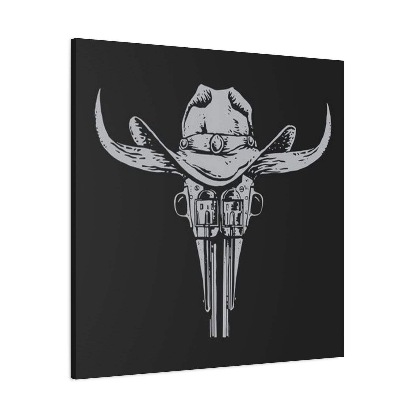 Horn & Guns Drawing Wall Art & Canvas Prints
