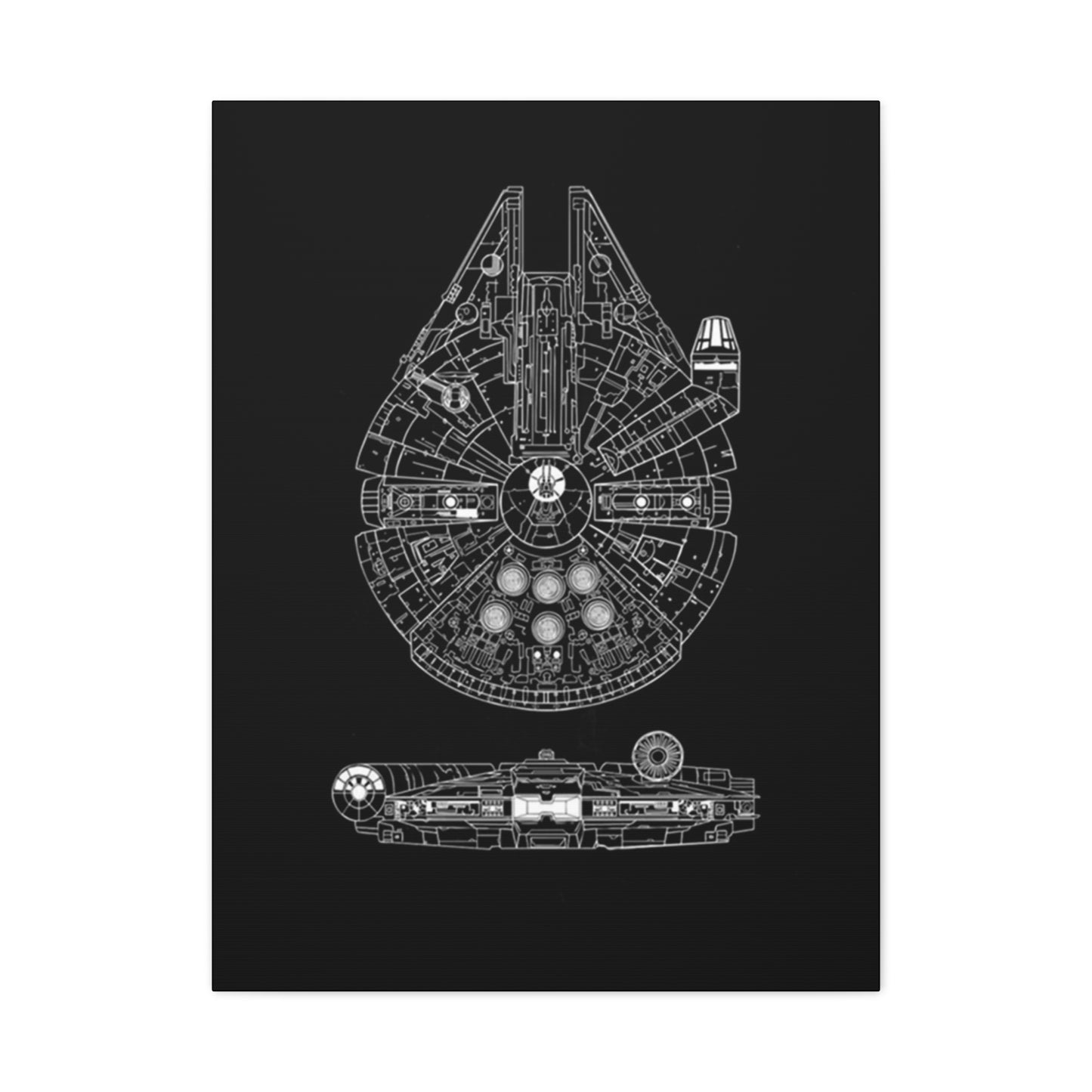 Star Wars Spaceship Wall Art & Canvas Prints