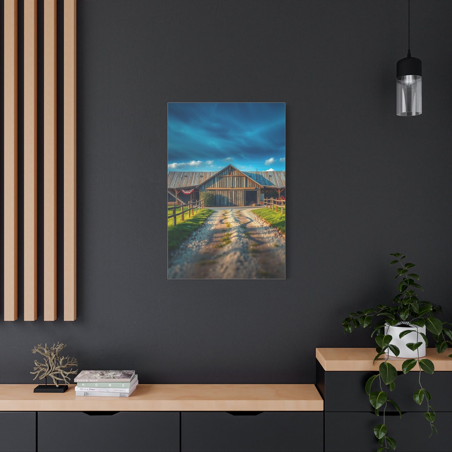 Classic Barnscape Exposition Wall Art & Canvas Print