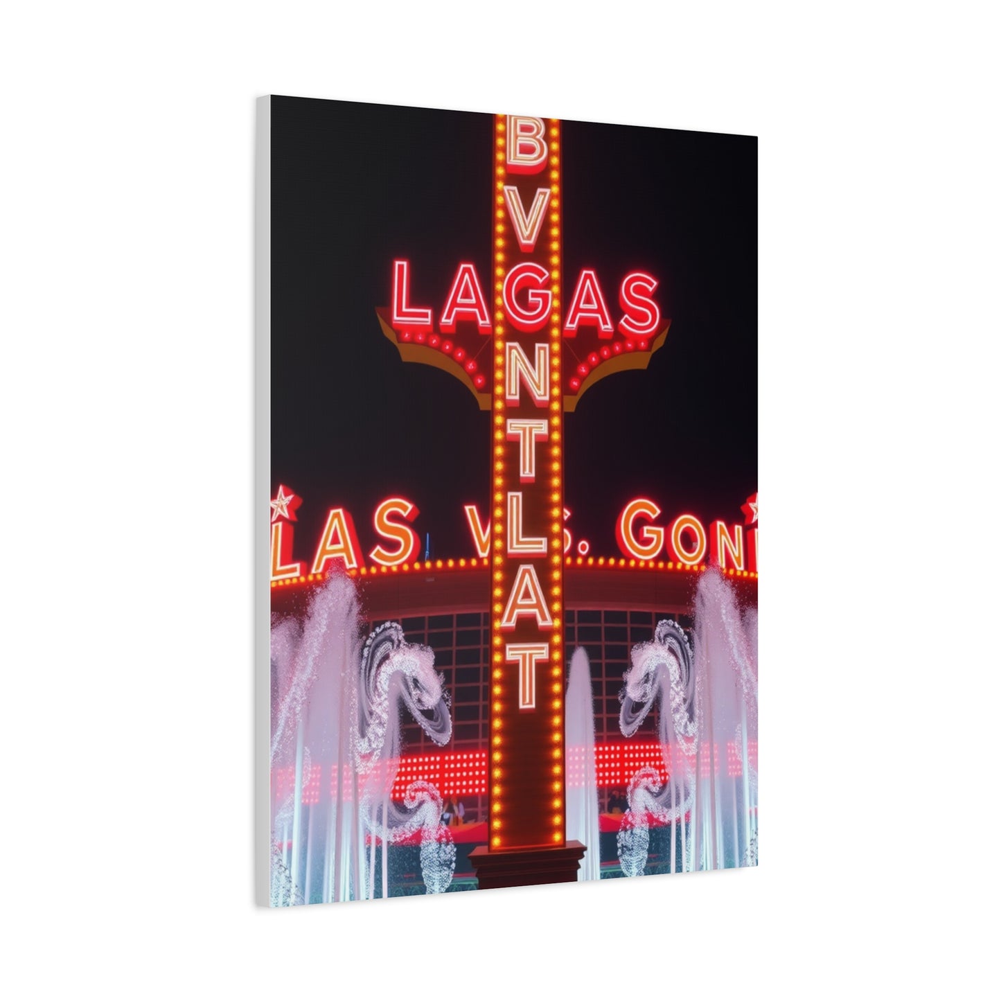 Las Vagas Art Canvas Art 1 Wall Art & Canvas Print