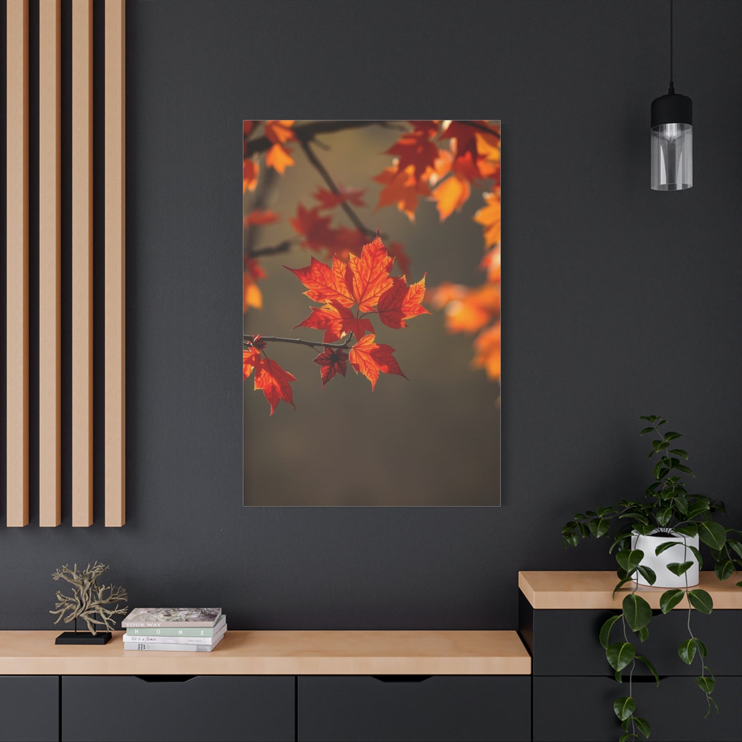 Golden Ember Season Canvas