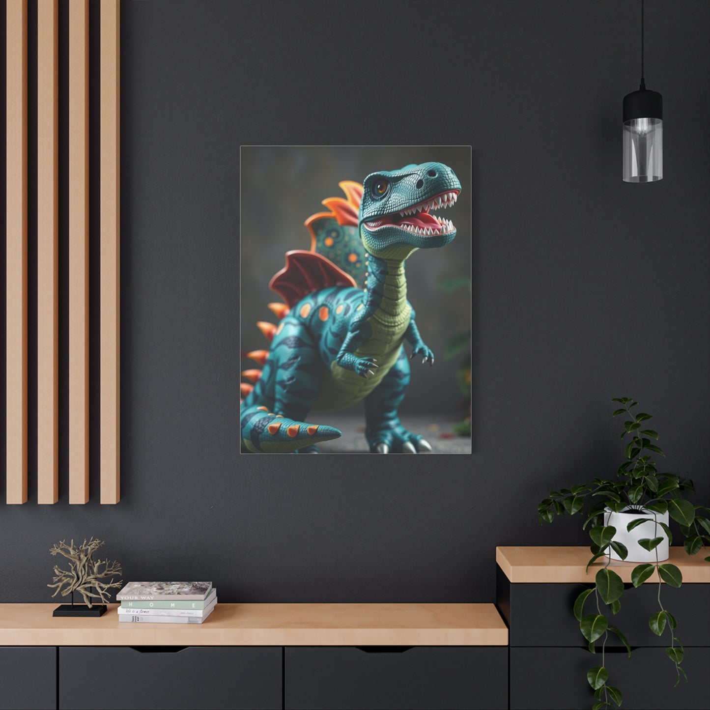 Kid’s Dinosaur Art Canvas Art 9 Wall Art & Canvas Print