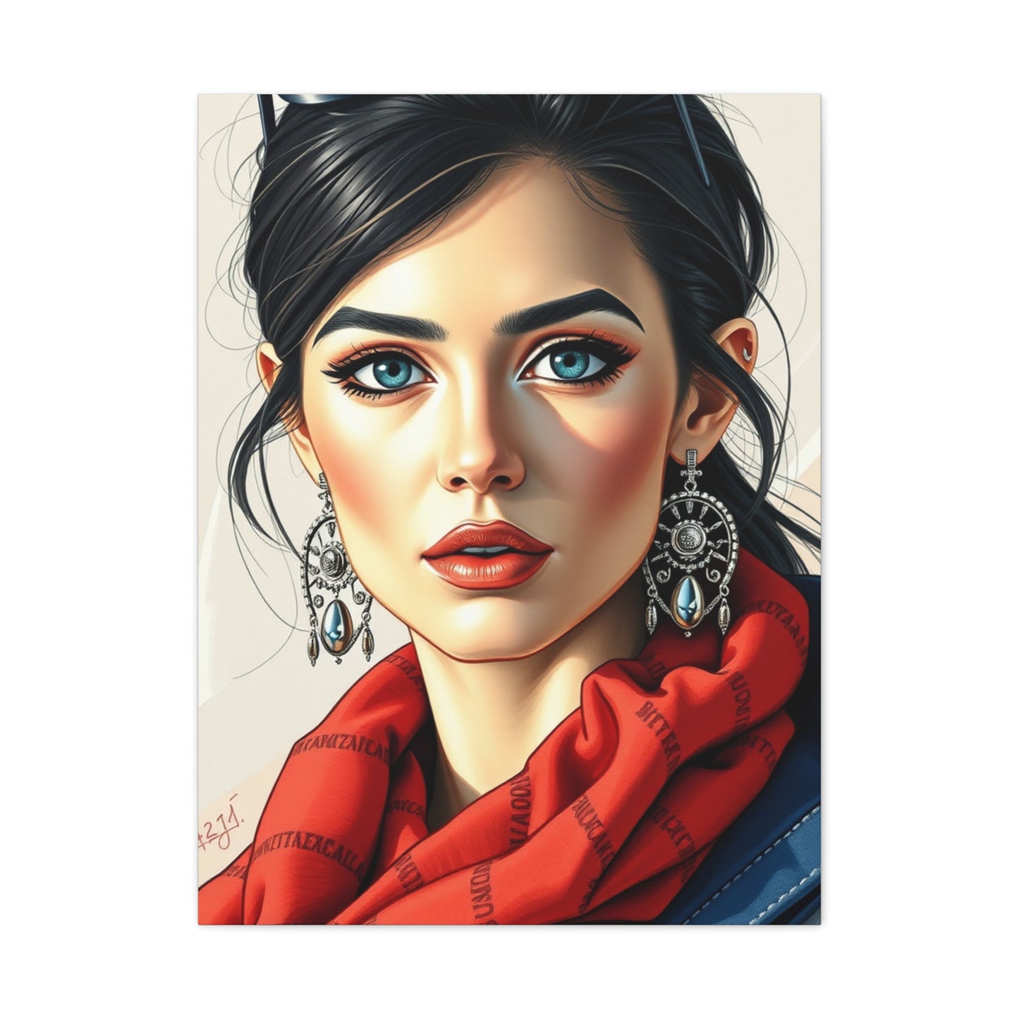 Fashion Illustration & Drawings Art Canvas Art 2 Wall Art & Canvas Print