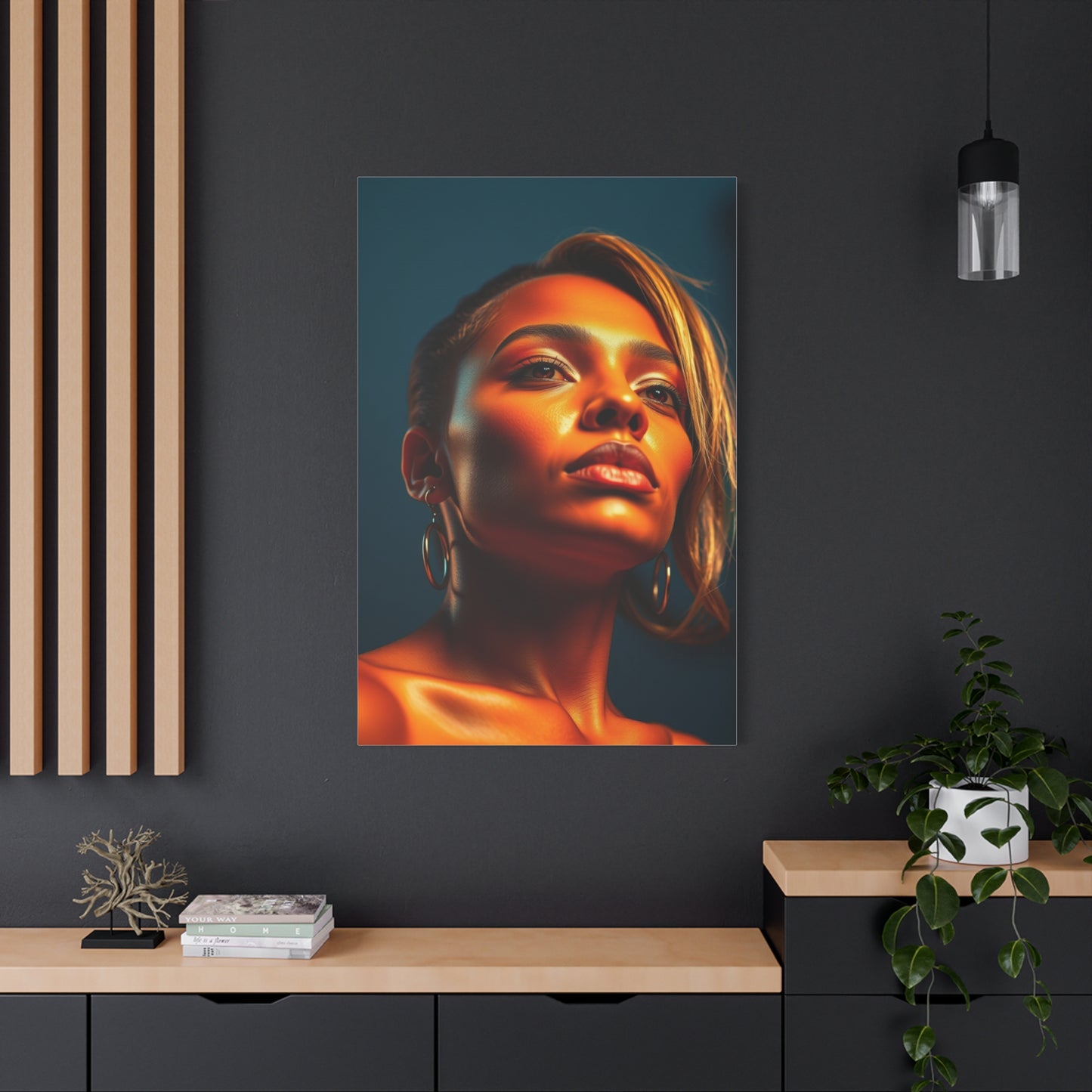 Pop of Orange Art Supreme Gallery Wall Art & Canvas Print