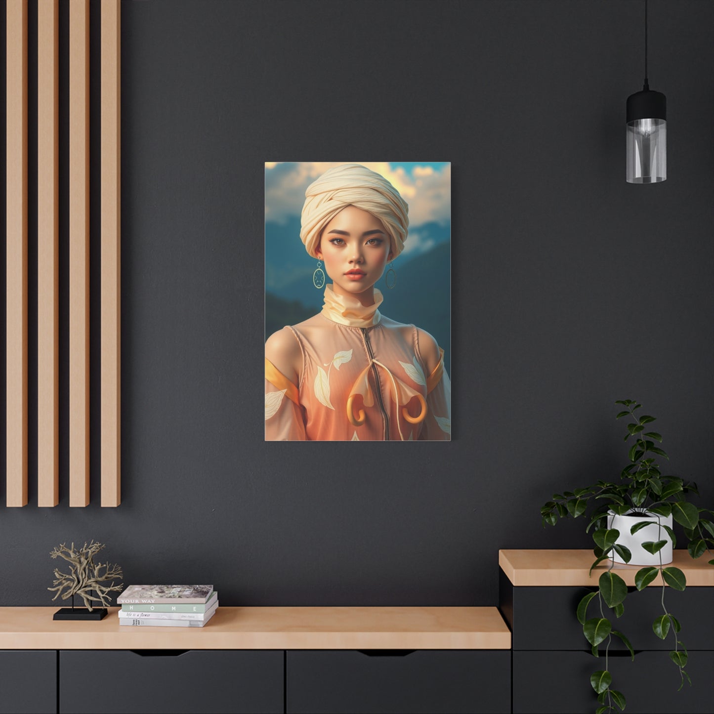 Opulent Leafscape Display Wall Art & Canvas Print