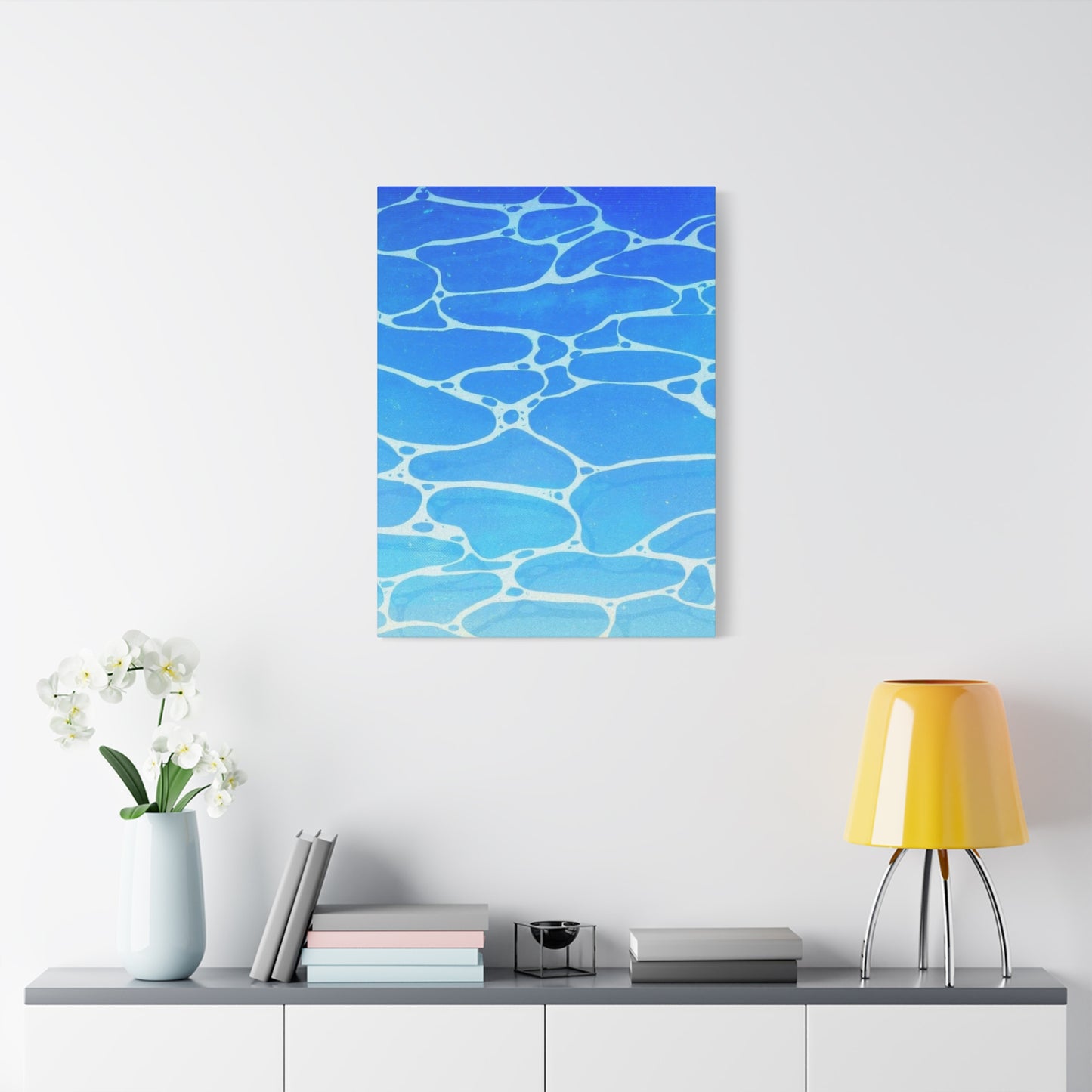 Water Surface Blue Wall Art & Canvas Prints