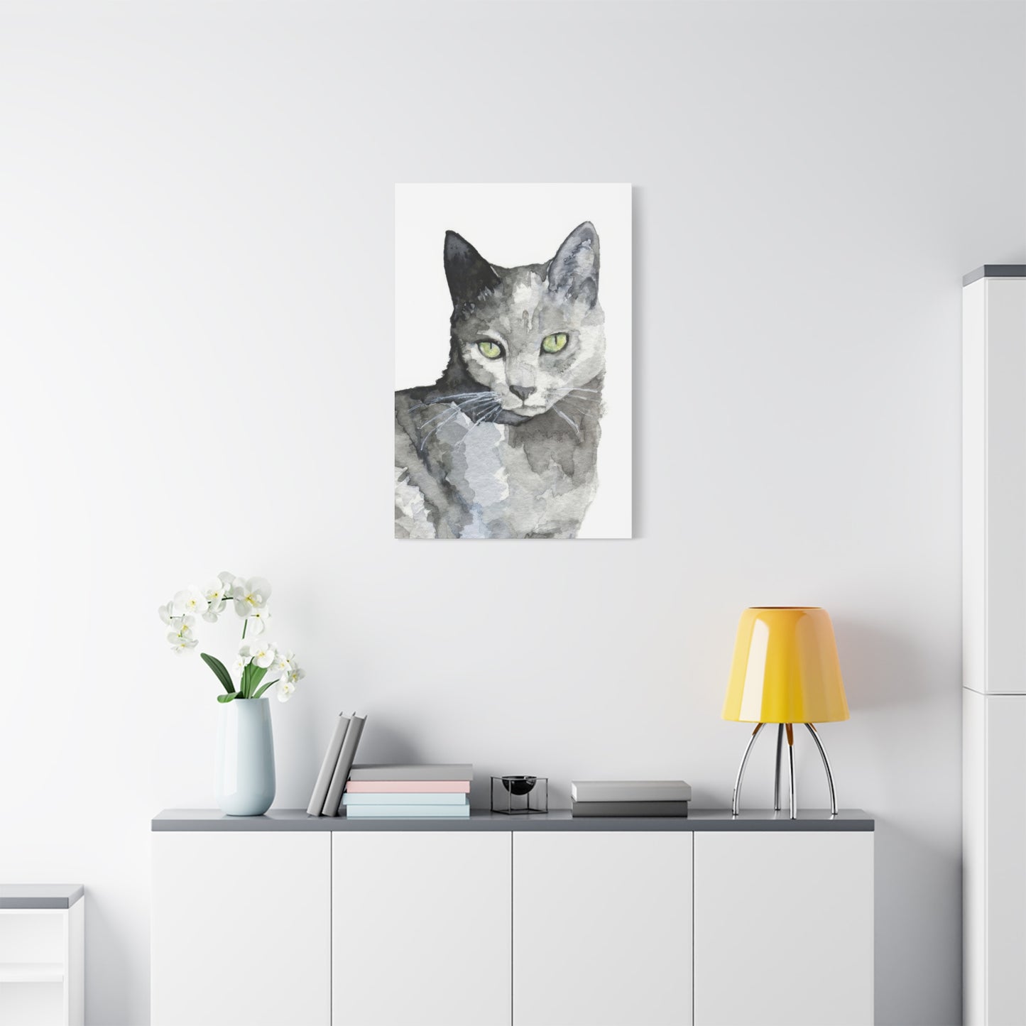 Cat Grey Wall Art & Canvas Prints