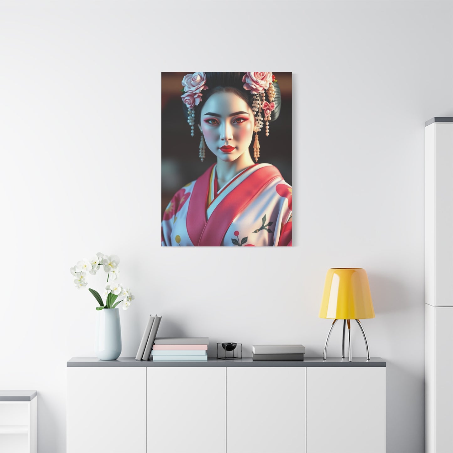 Geisha Art Canvas Art 3 Wall Art & Canvas Print