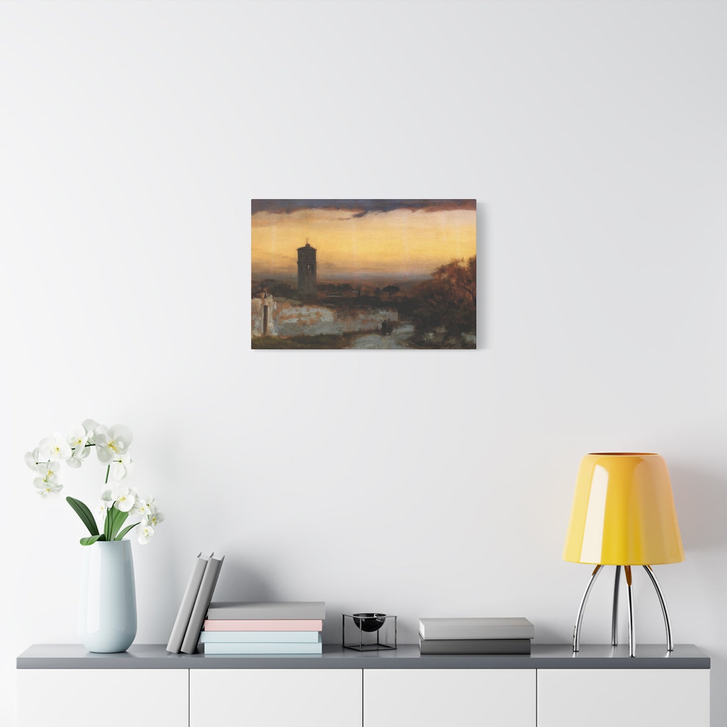 Monastery At Albano George Inness Wall Art & Canvas Prints
