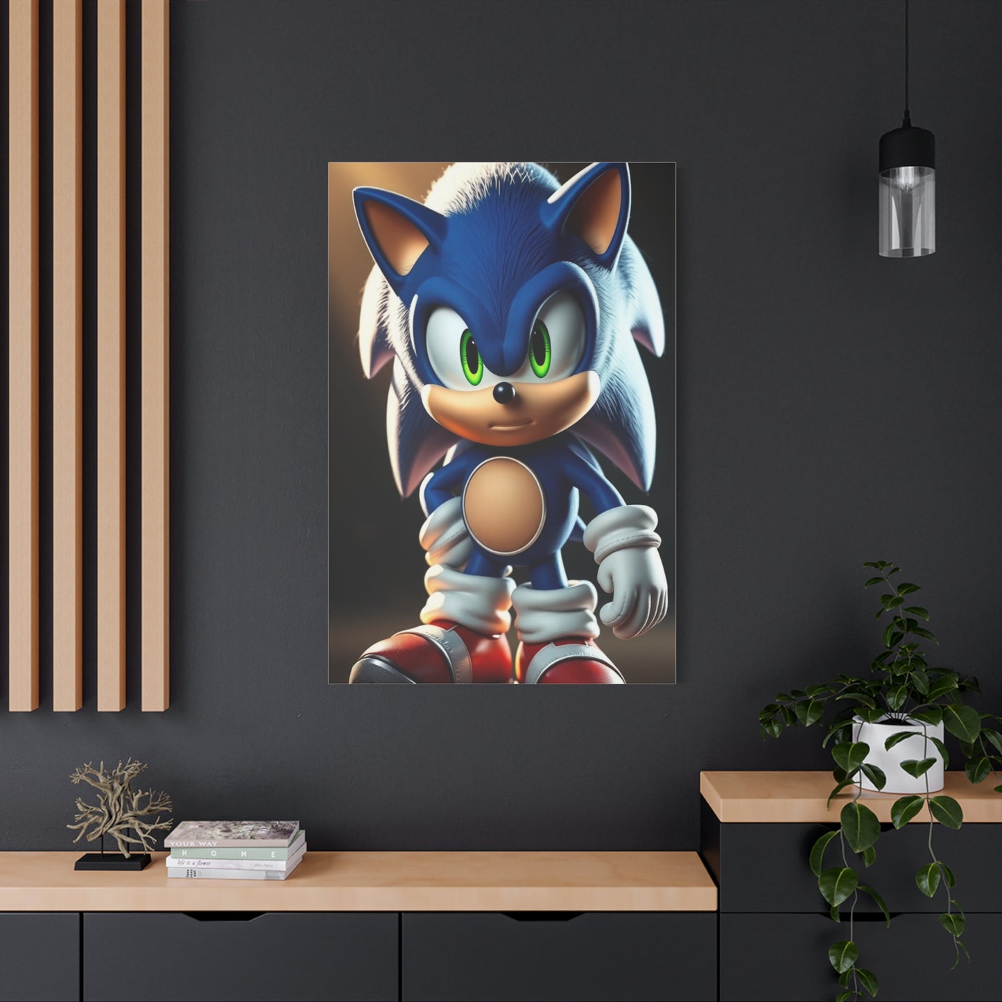 Sonic the Hedgehog Art Luxury Canvas Wall Art & Canvas Print