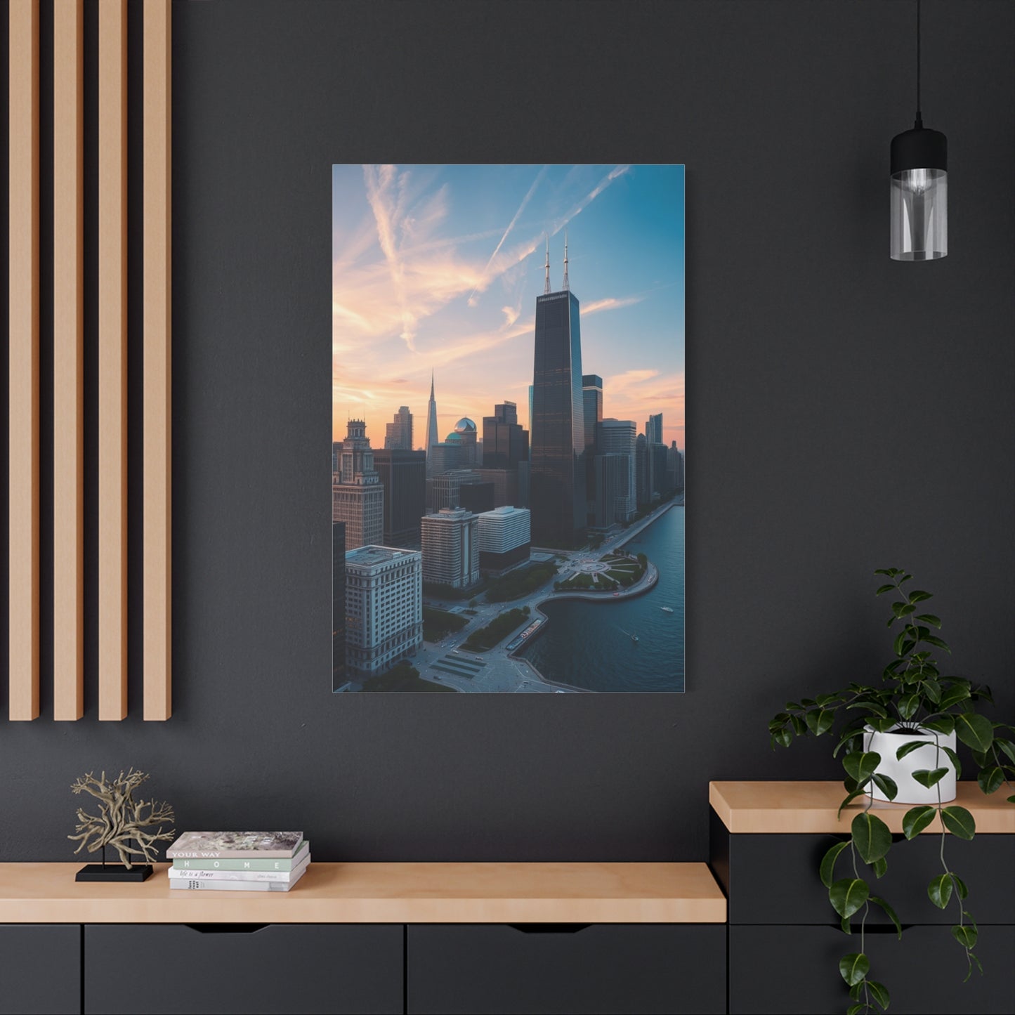 Masterpiece Chicago Skylines Art Vision Wall Art & Canvas Print