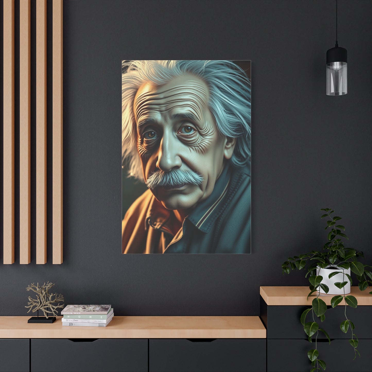 Masterpiece Albert Einstein Art Vision Wall Art & Canvas Print