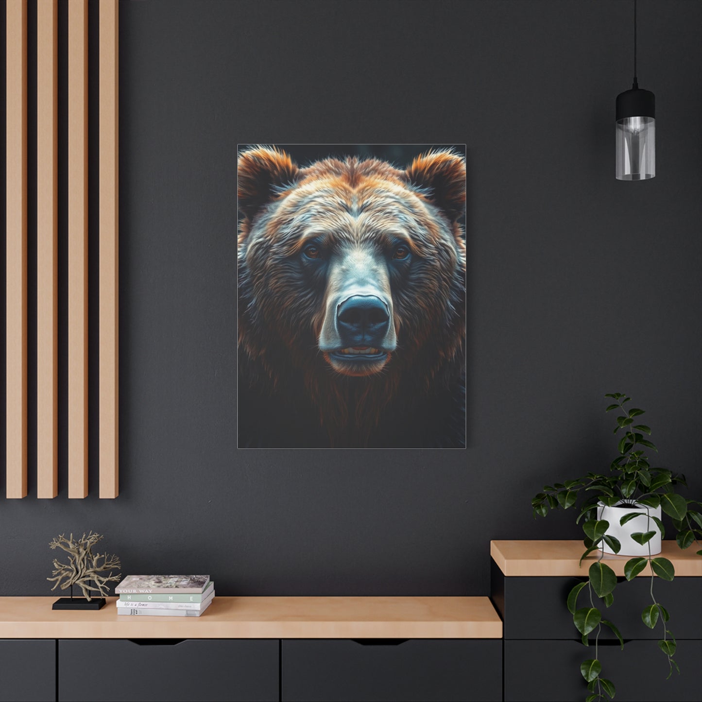 Aristocratic Bear Portraiture Wall Art & Canvas Print