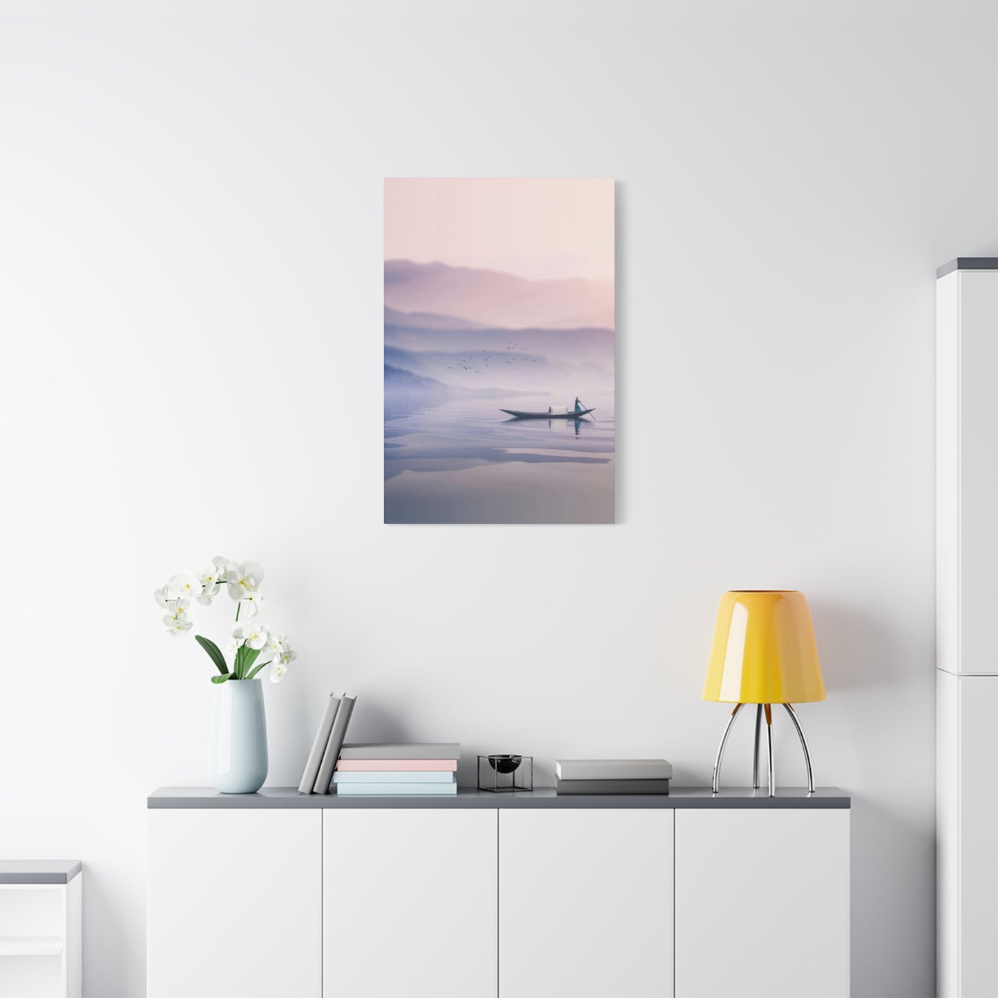 Clear Water Boat Wall Art & Canvas Prints