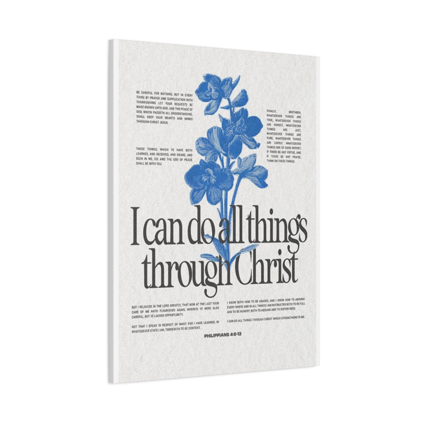 Christ Quote Poster Wall Art & Canvas Prints