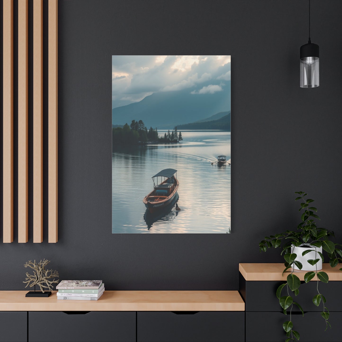 Masterpiece Lakes Art Vision Wall Art & Canvas Print