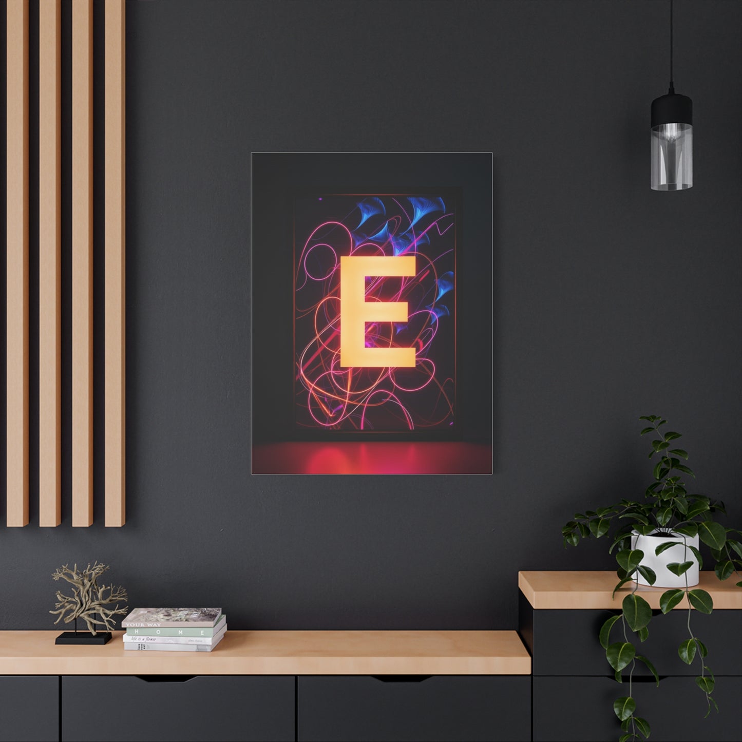 The Letter E - Art Canvas Art 1 Wall Art & Canvas Print