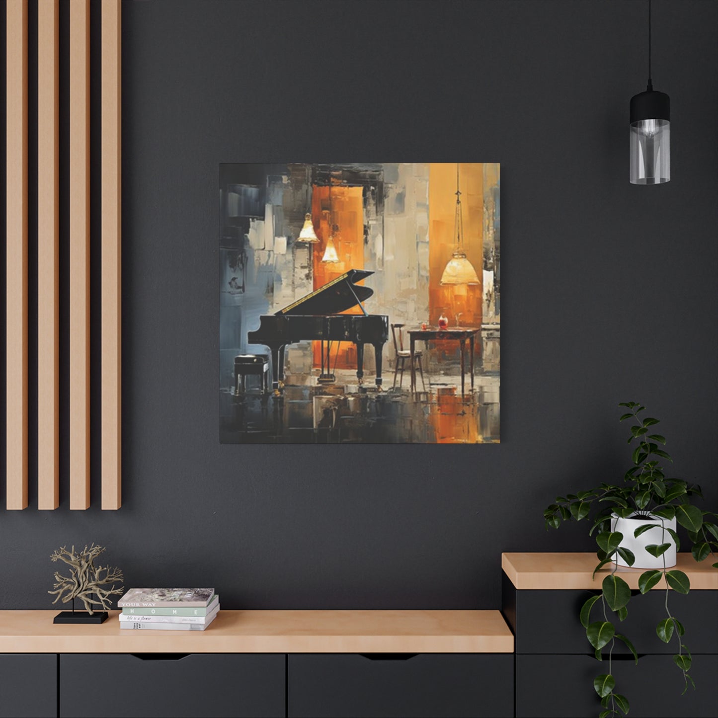 Big Piano Painting Wall Art & Canvas Prints