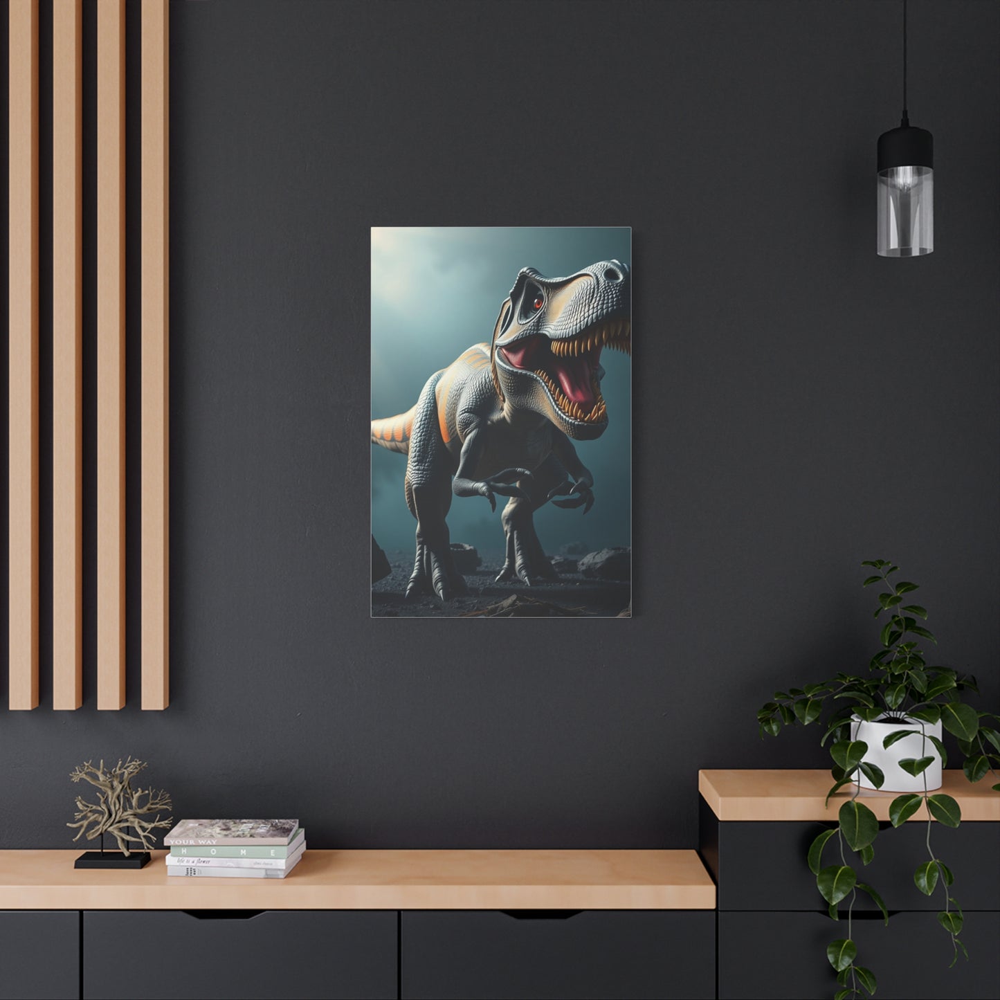 Tyrannosaurus Rex Art Canvas Art 1 Wall Art & Canvas Print