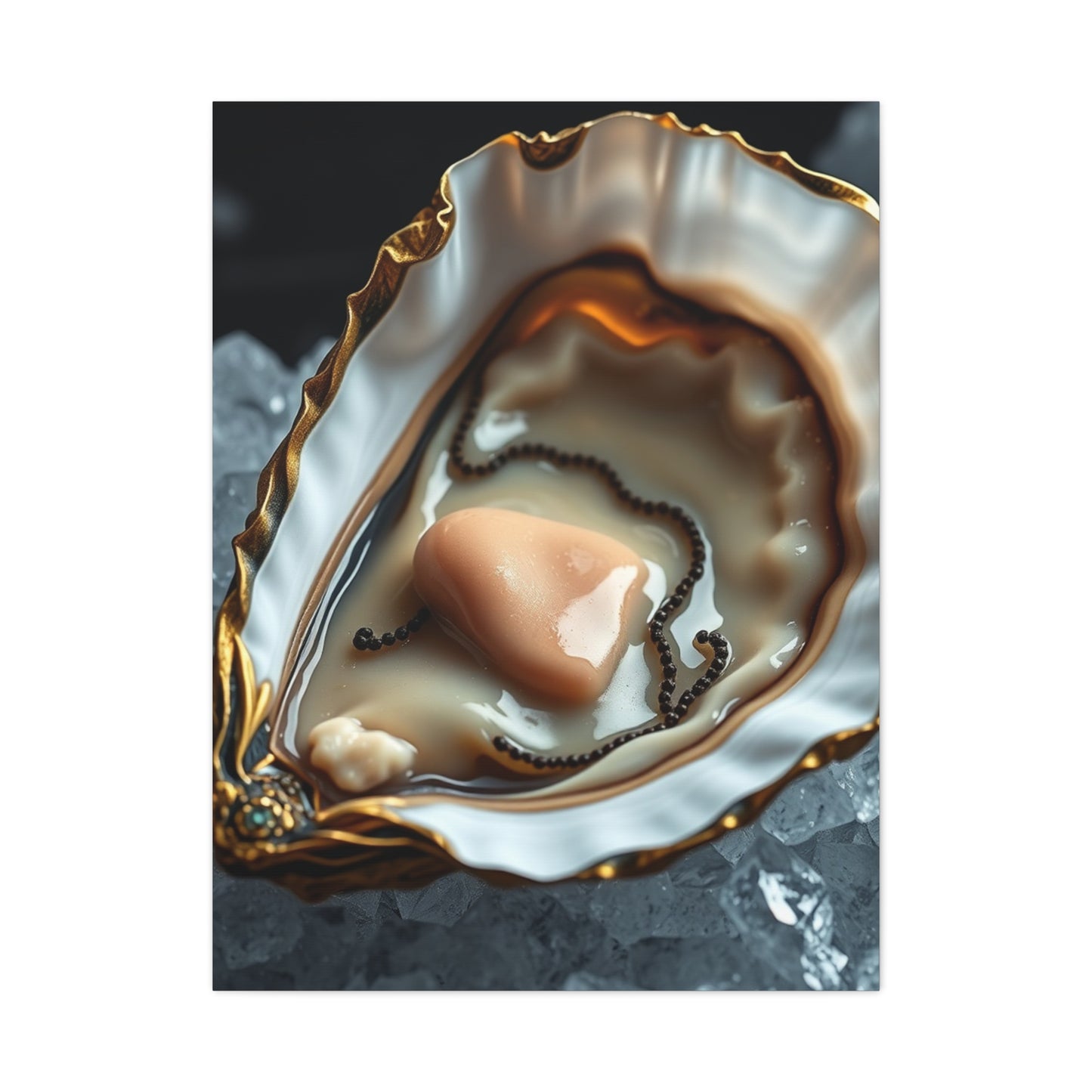 Oyster Art Canvas Art 4 Wall Art & Canvas Print
