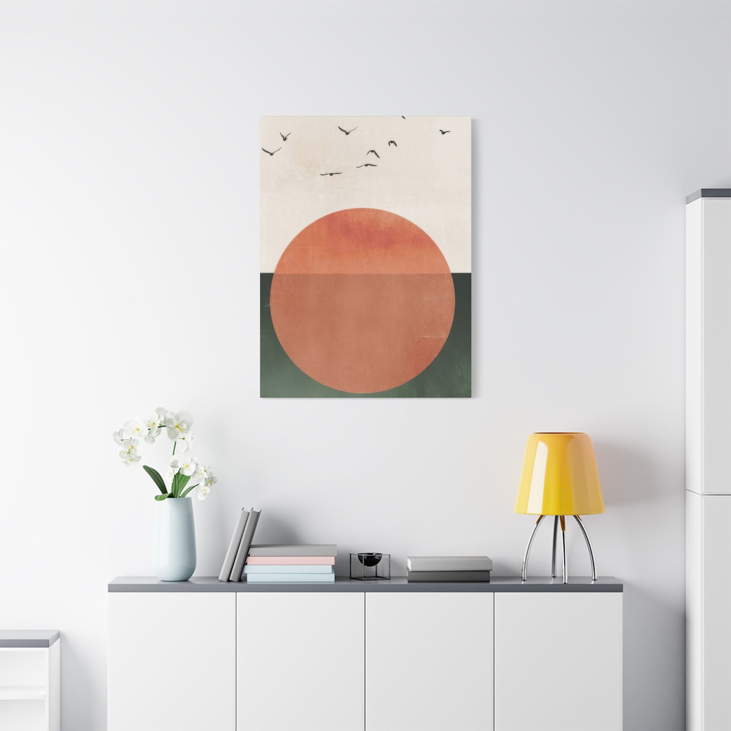 Abstract Sunset Earthy Wall Art & Canvas Prints