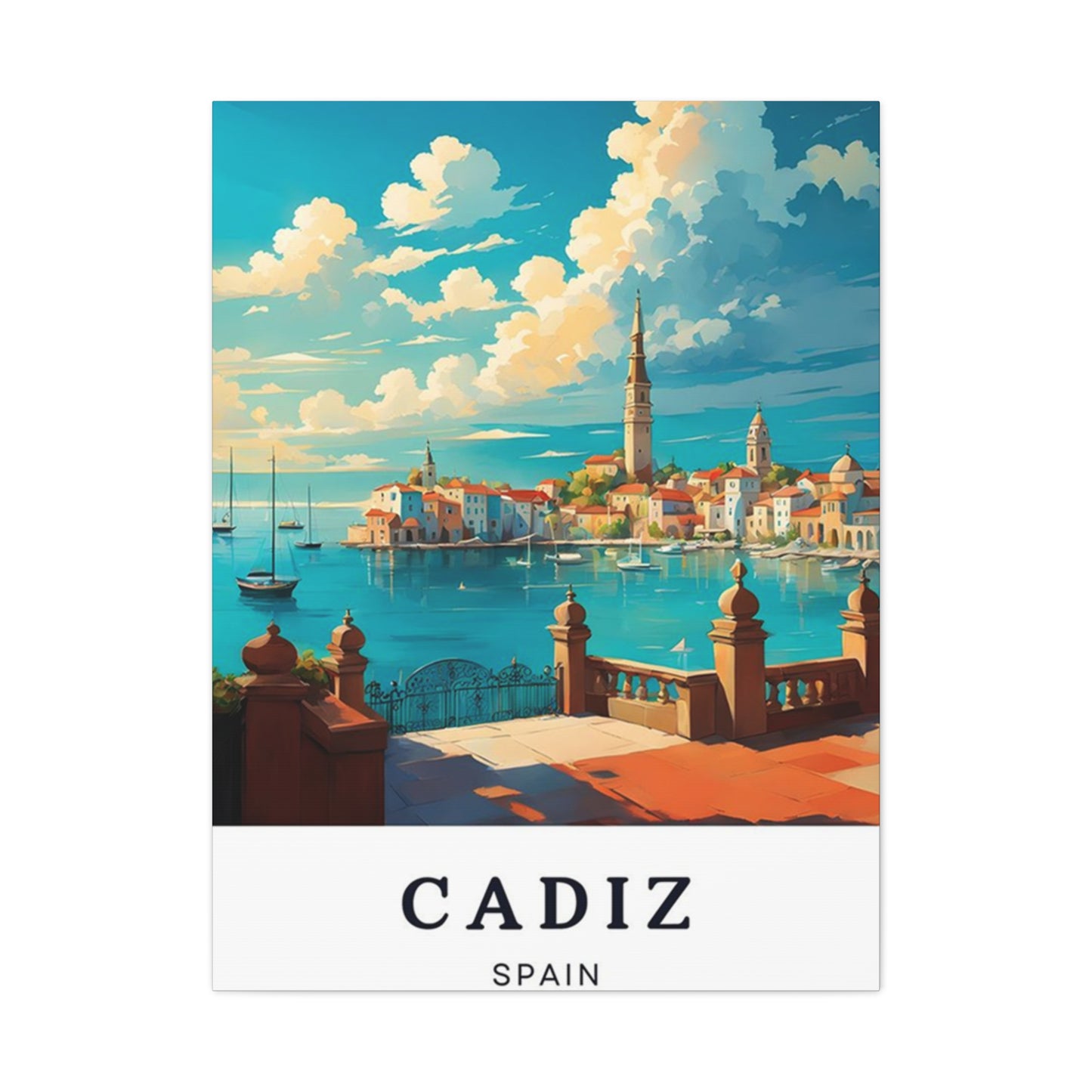 Cadiz City Wall Art & Canvas Prints
