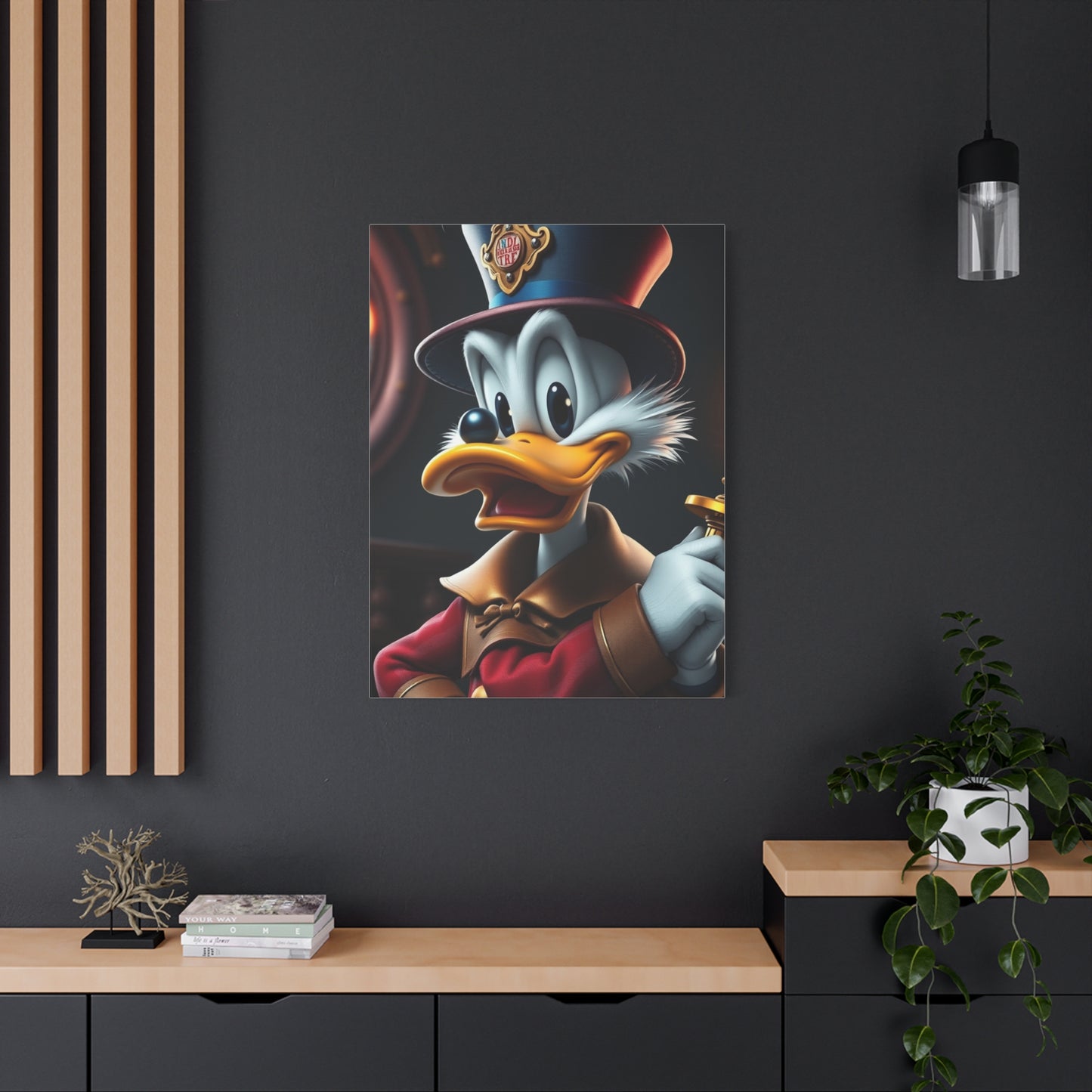 Affluent Monarch Canvas Wall Art & Canvas Print