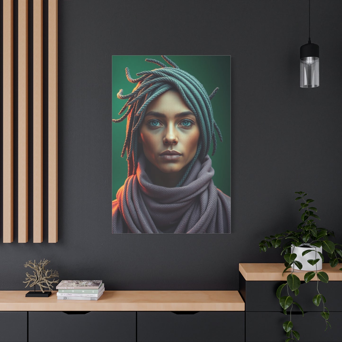 Elite Sage Green Art Vision Wall Art & Canvas Print