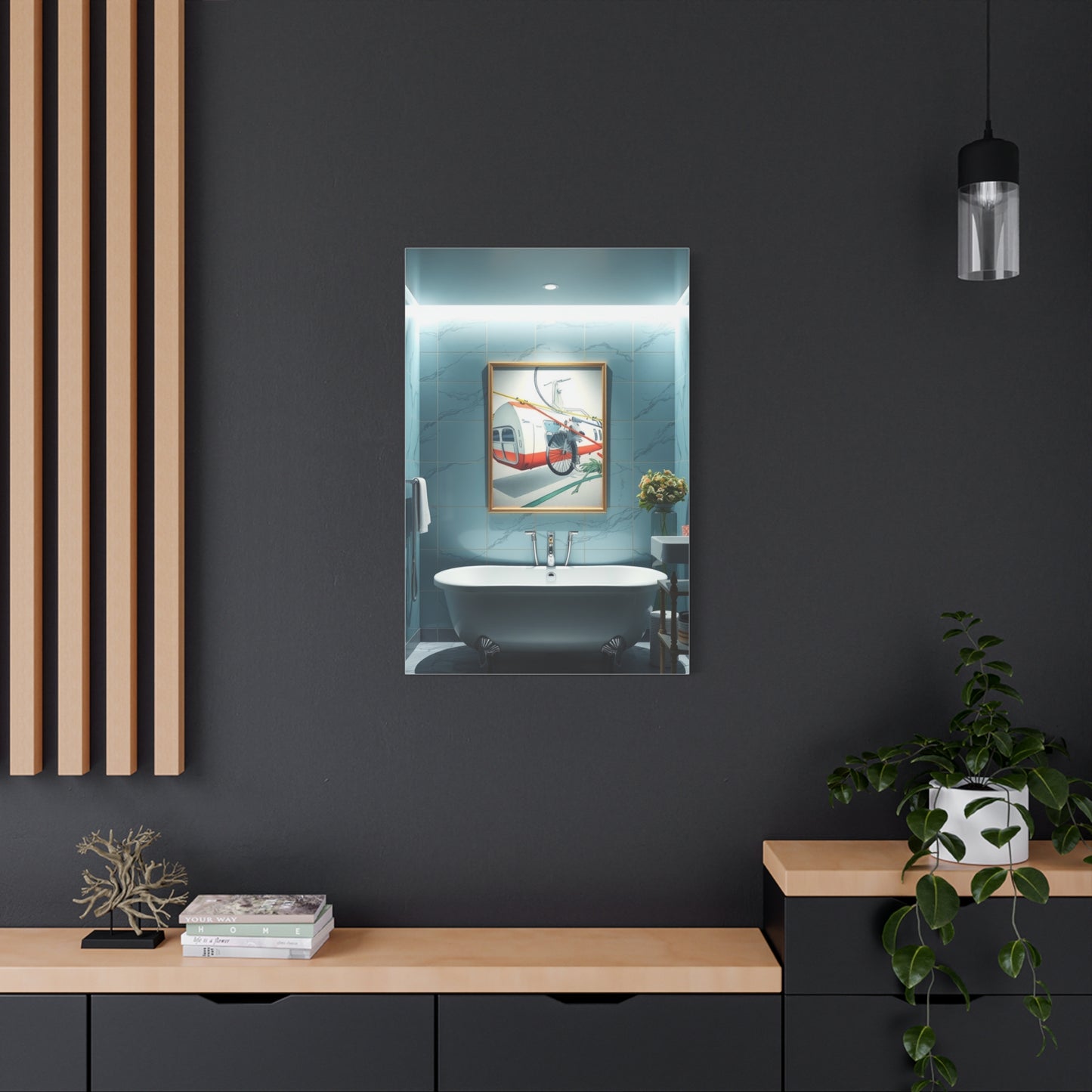 Majestic Bath Canvas Ensemble Wall Art & Canvas Print