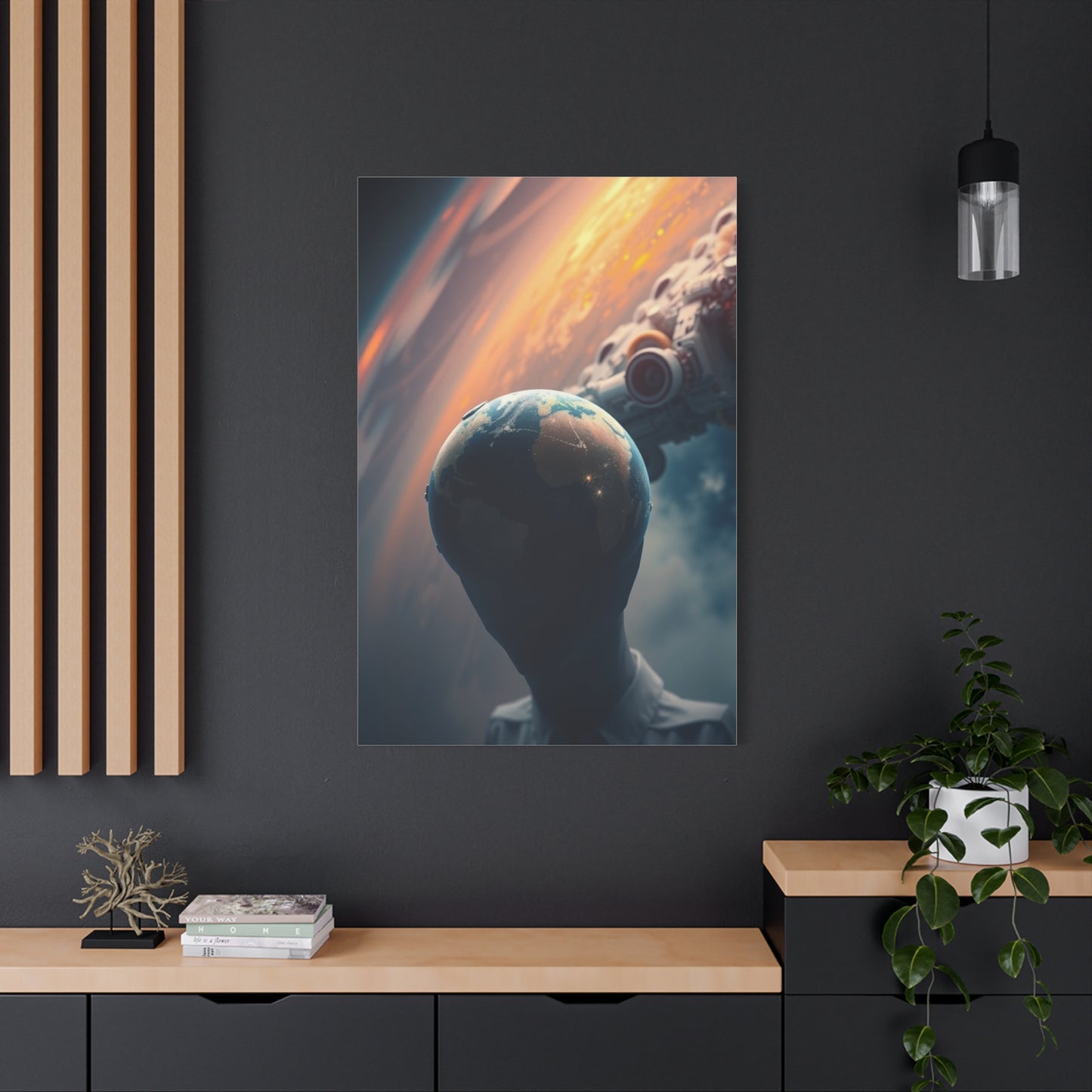 Lunar Radiance Portrait Wall Art & Canvas Print