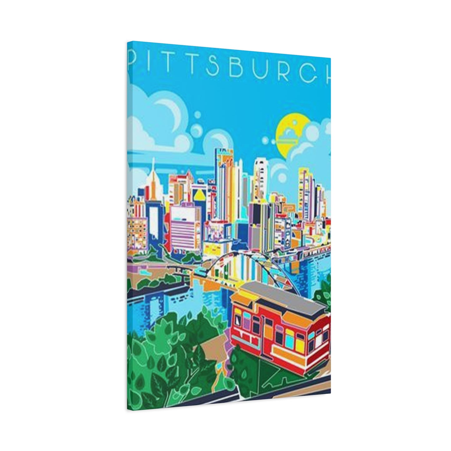 Pittsburgh Graffiti Poster Wall Art & Canvas Prints