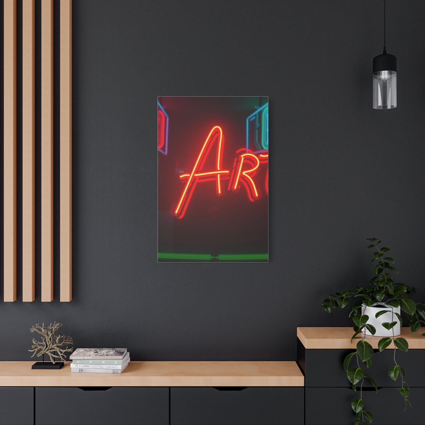 Neon Art Premium Canvas 17 Wall Art & Canvas Print