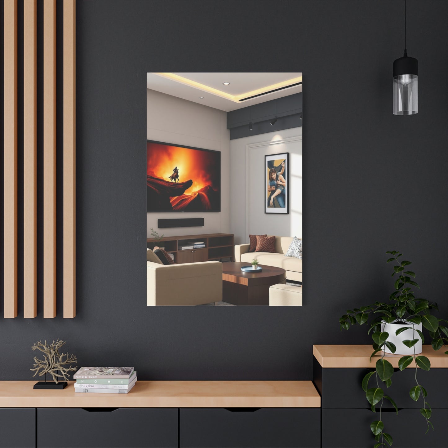 Supreme Home Theatre Decor Art Collection Wall Art & Canvas Print