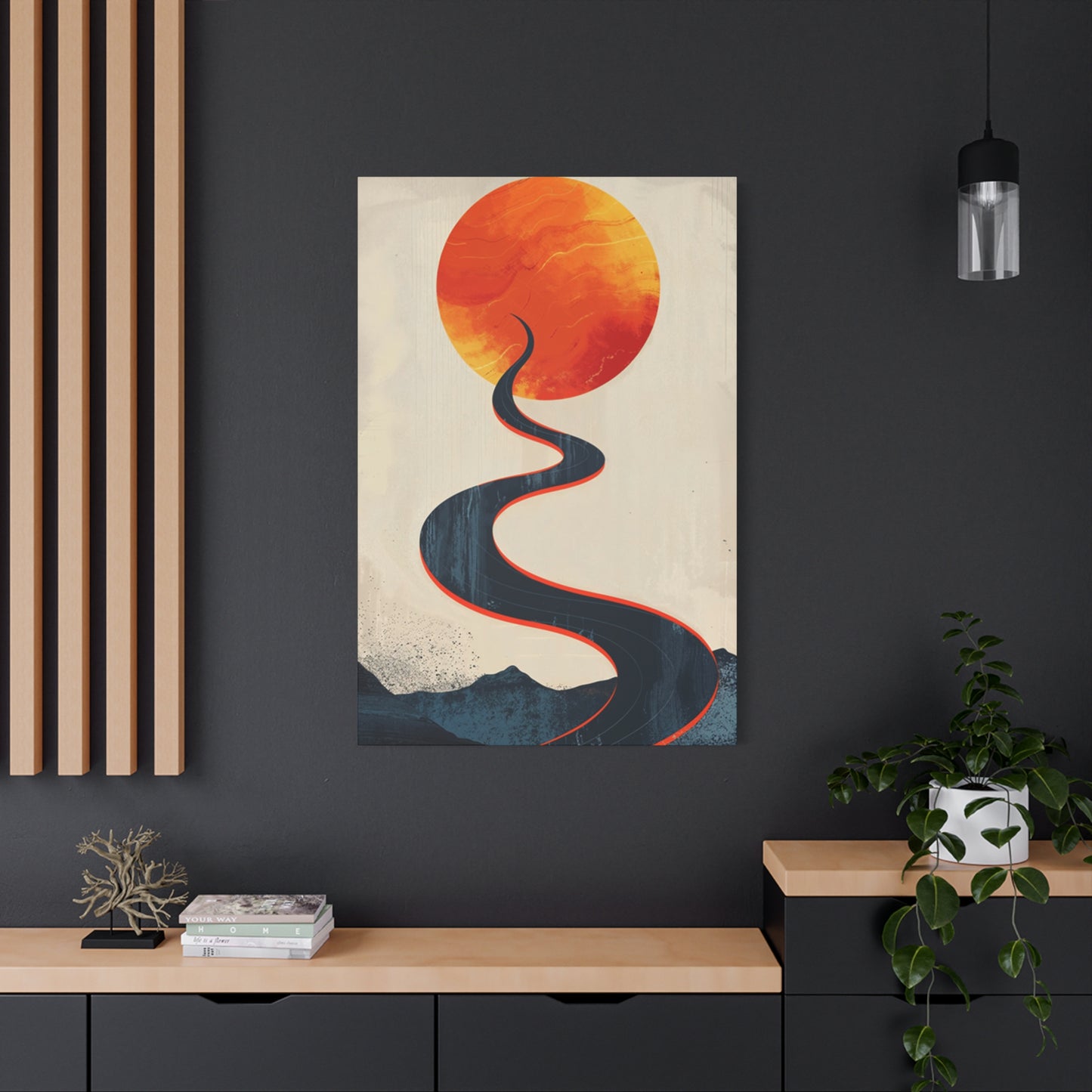 Road To Moon Wall Art & Canvas Prints