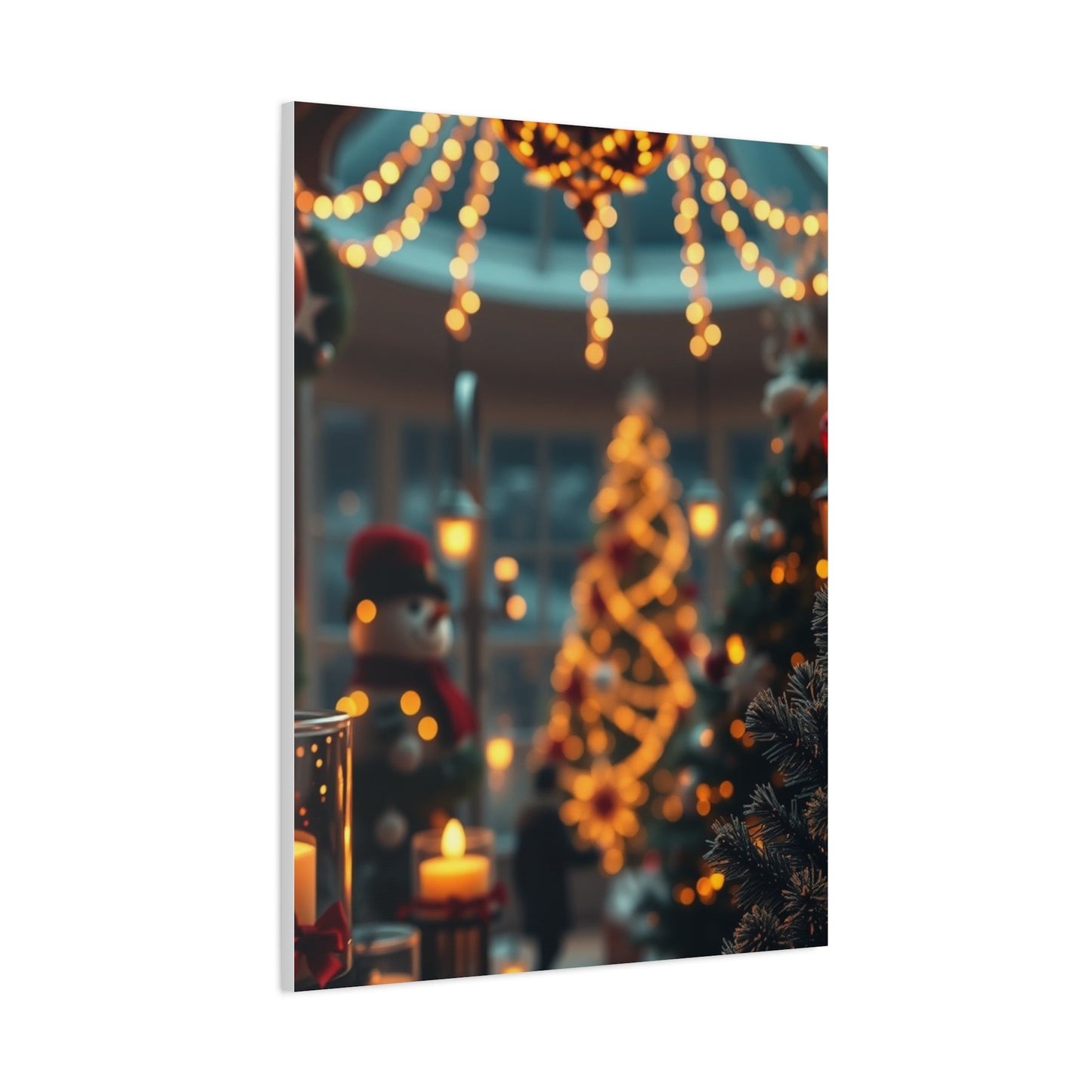 Yuletide Elegance Canvas Wall Art & Canvas Print