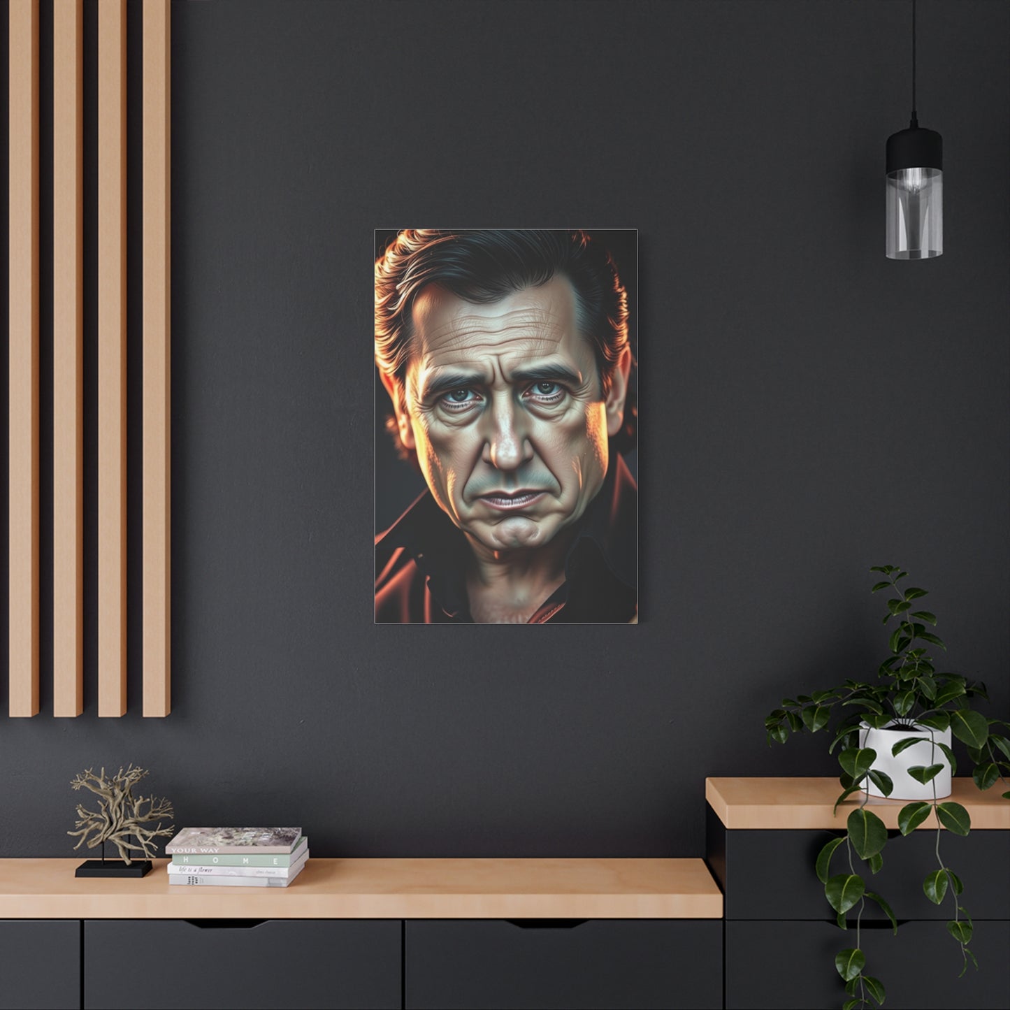 Johnny Cash Art Canvas Art 5 Wall Art & Canvas Print