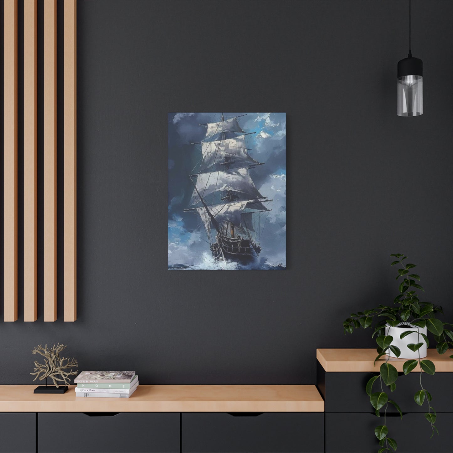Large Ship In Sea Wall Art & Canvas Prints