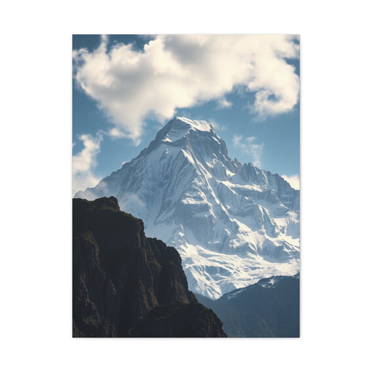 Majestic Peaks Tapestry Wall Art & Canvas Print