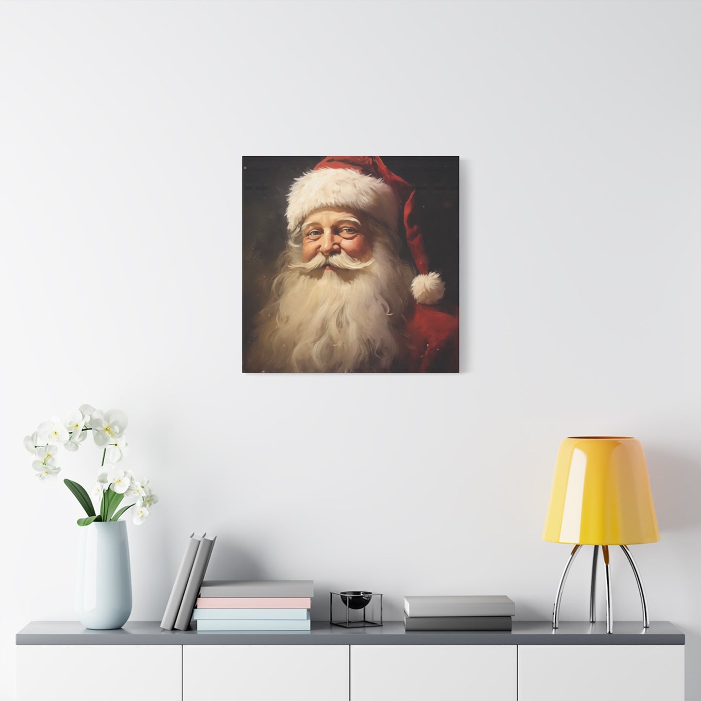 Smiling Santa Claus Wall Art & Canvas Prints