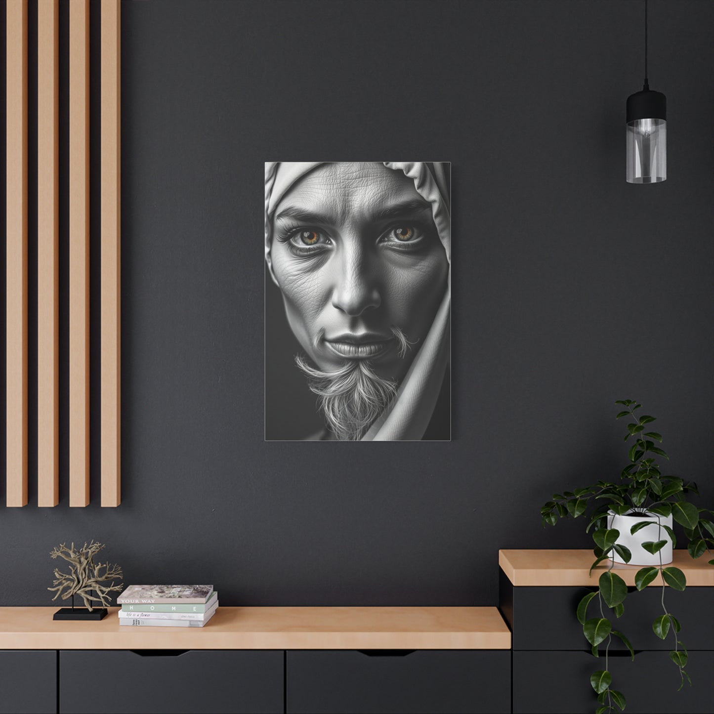 Chic Dichotomy Canvas Wall Art & Canvas Print